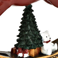 Cheval à bascule avec sapin