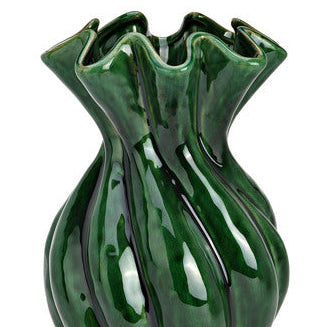 🎄 Vase Bonbon vert sapin – 30 cm