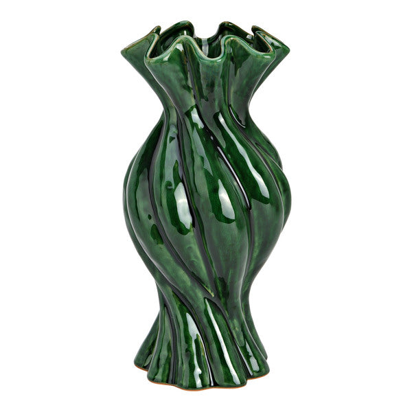 🎄 Vase Bonbon vert sapin – 30 cm