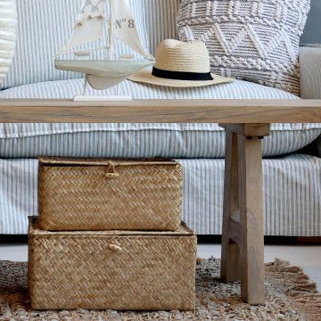 Set de 2 paniers à couvercles -Chic Antique-