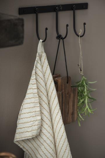 Support 3 crochets -IB Laursen- Fer charbon