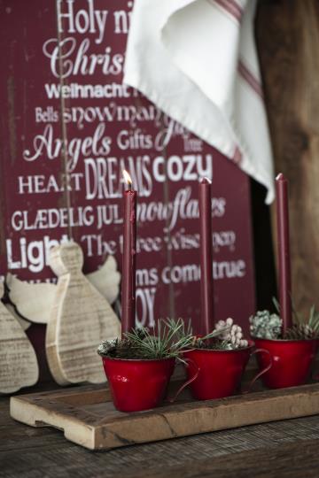 Lot de 6 bougies fines – IB Laursen – Ø 1,3 cm H 20 cm