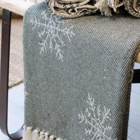 Plaid à franges Automne Hiver 3 coloris différents