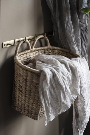 Petit panier mural rectangulaire avec 2 poignées – IB Laursen