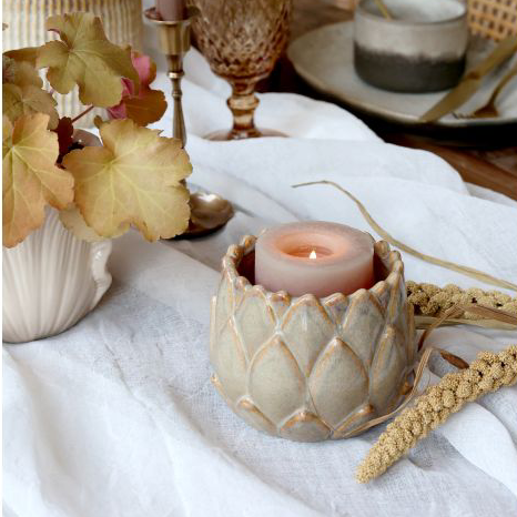 Cache-pot Gaston avec motifs feuilles Chic Antique (Danemark)