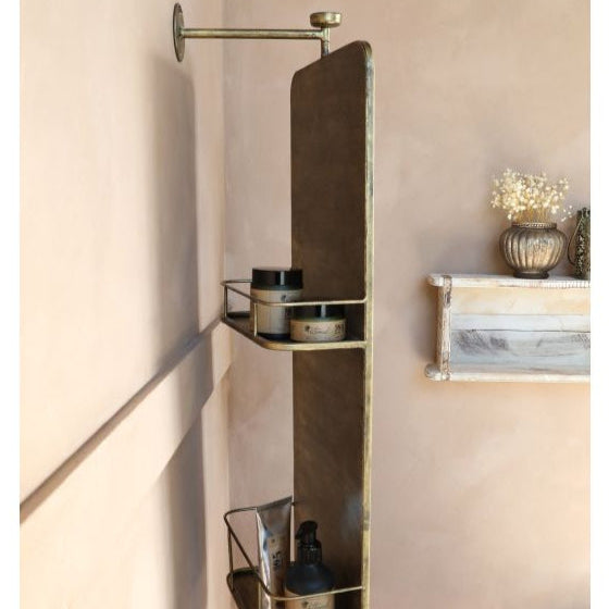 Meuble Miroir, 2 étagères arrière -Chic Antique-