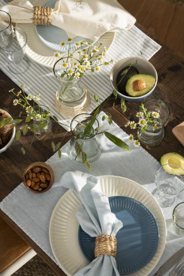 Set de table ciel -IB Laursen- bordures blanches