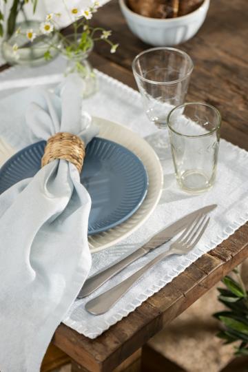 Les 2 serviettes de table -IB Laursen- Freja. 4 coloris