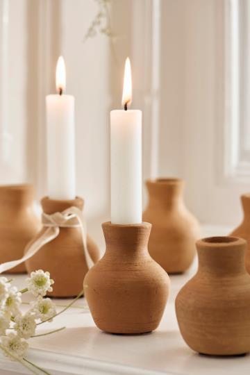 Bougeoir en Argile IB Laursen – Ø 5,8 cm