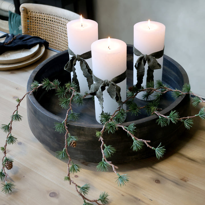 Guirlande verte Cèdre & Pommes de pin – L160 cm