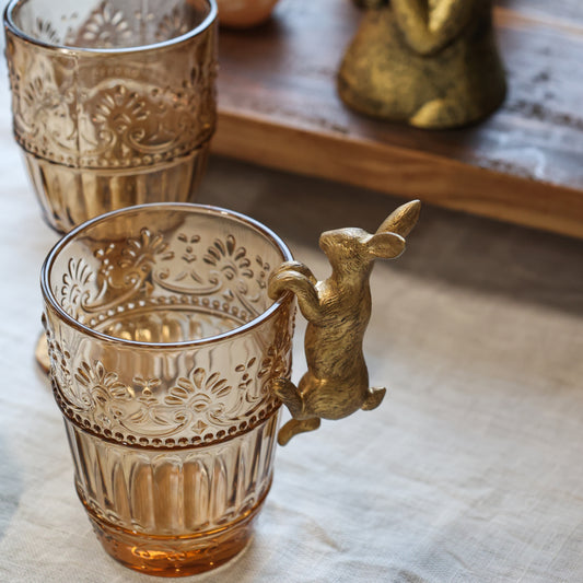 Lapin Laiton, déco verre -Chic Antique-