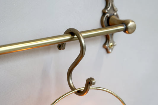Barres Laiton travaillé -Chic Antique- 2 longueurs