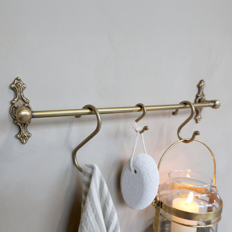 Barres Laiton travaillé -Chic Antique- 2 longueurs
