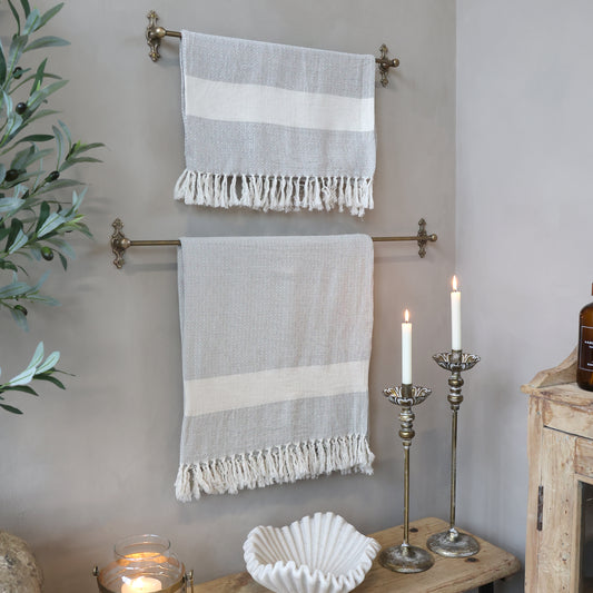 Barres Laiton travaillé -Chic Antique- 2 longueurs