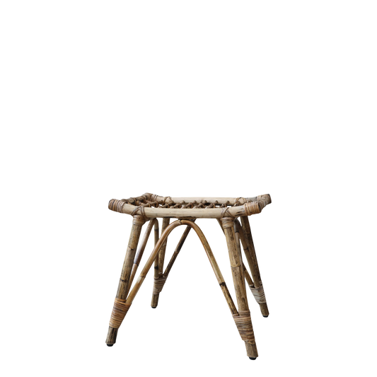 Tabouret en osier solide -Chic Antique-