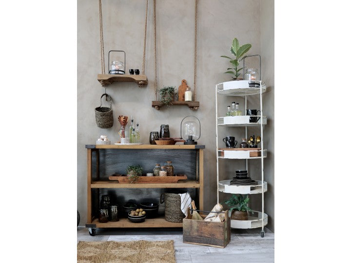 Etagères à cordes bois recyclé -Chic Antique- Coup de cœur !