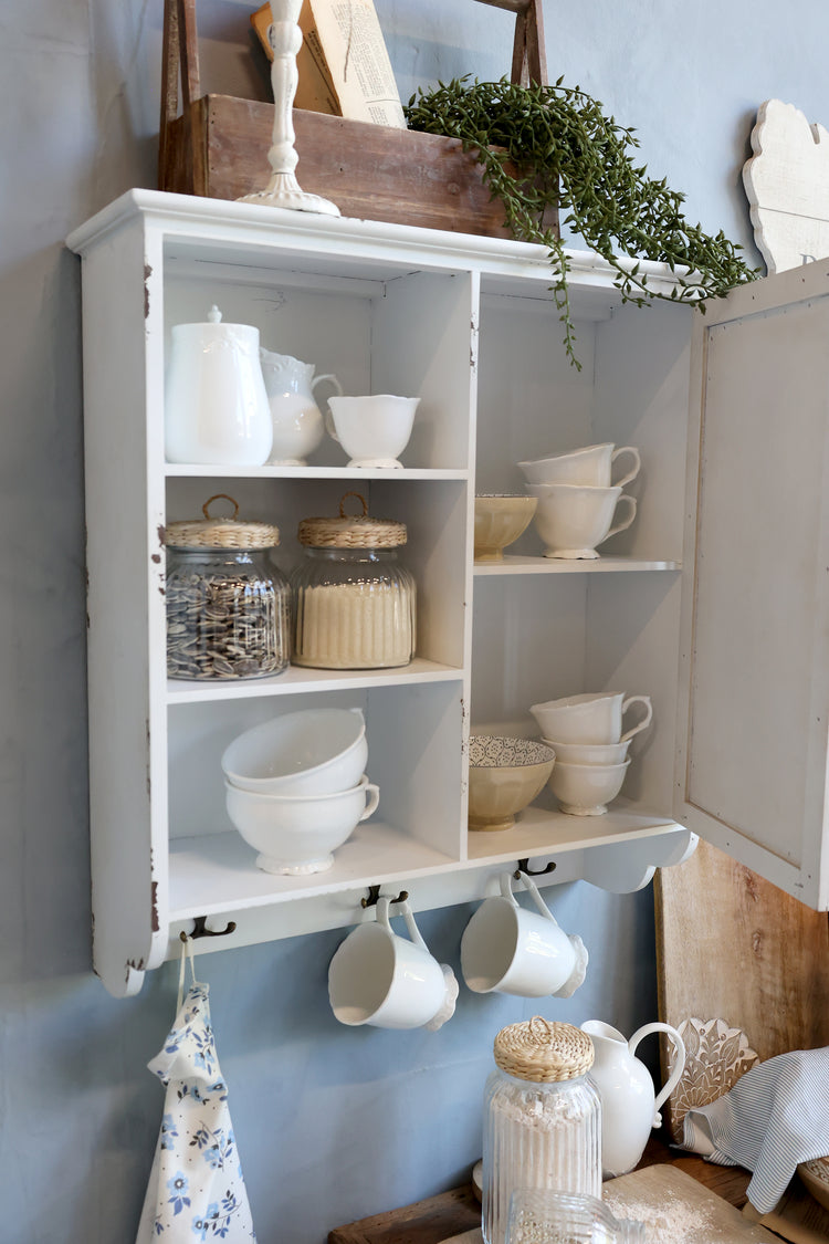 Armoire murale -Chic Antique- 1 porte, 3 crochets