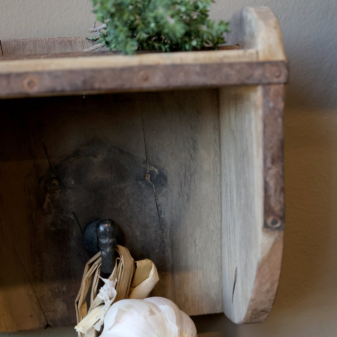 Crochet mural en bois recyclé – Modèle Grimaud