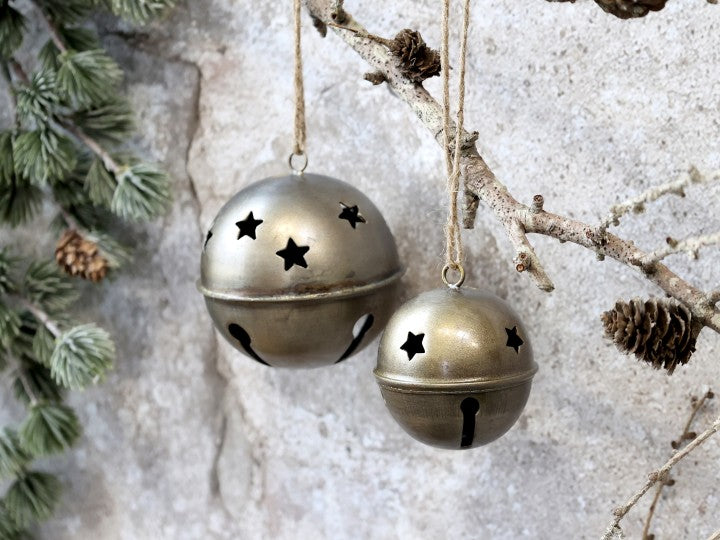 Boules à suspendre décor laiton- Chic Antique -