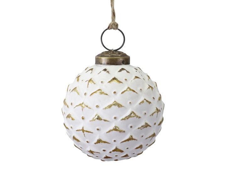 Boulle ronde à écailles de verre