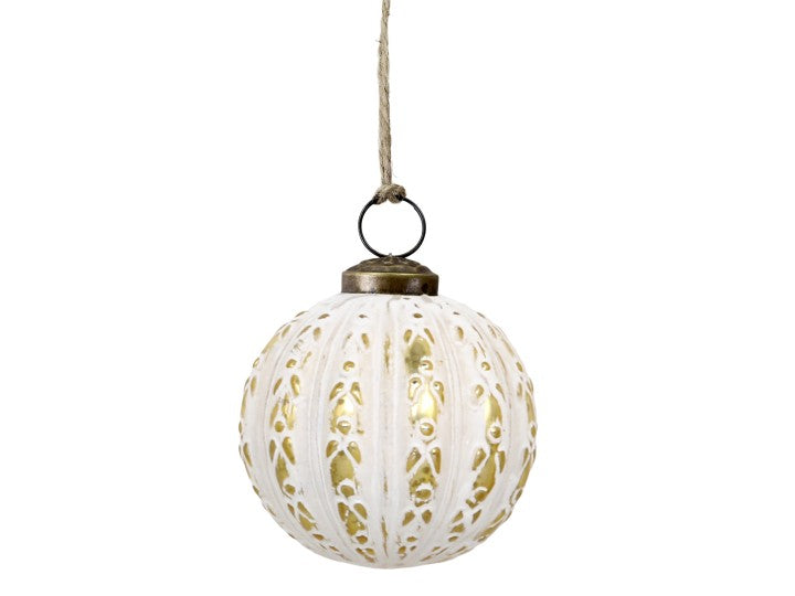 Boule ronde à motifs, en verre de chez Chic Antique