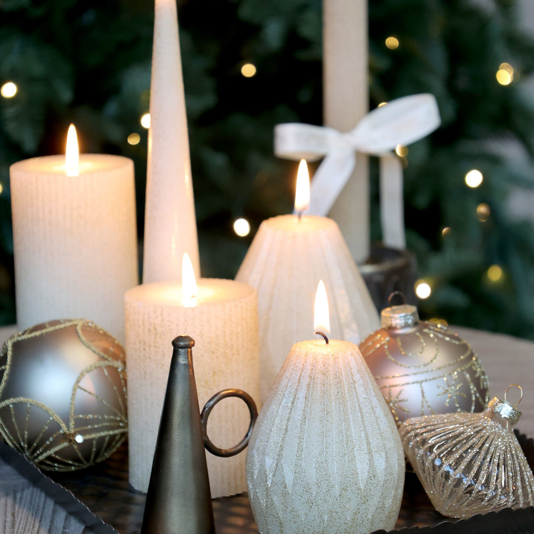 Éteignoir à bougie chic antique en fer décor laiton – H10 cm