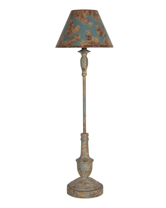 Lampe et abat-jour métal vieilli -Clayre & Eef - 71/22 cm