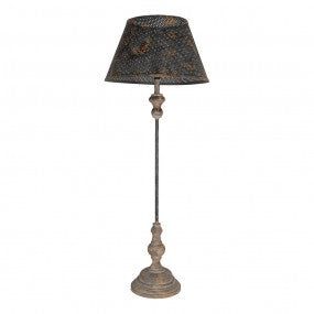 Lampe et abat-jour métal -Clayre&Eef- 94/35 cm