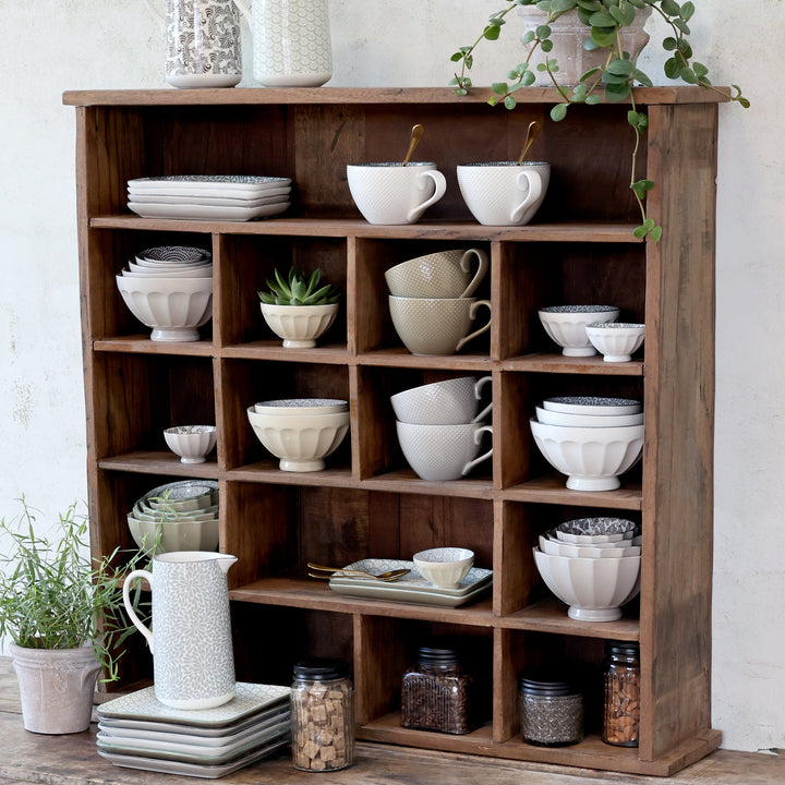 Set de 5 bols Arés – Chic Antique – Bords doré