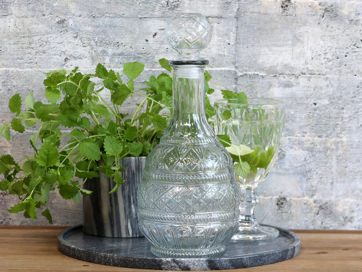 Carafe en verre transparent – Chic & intemporelle