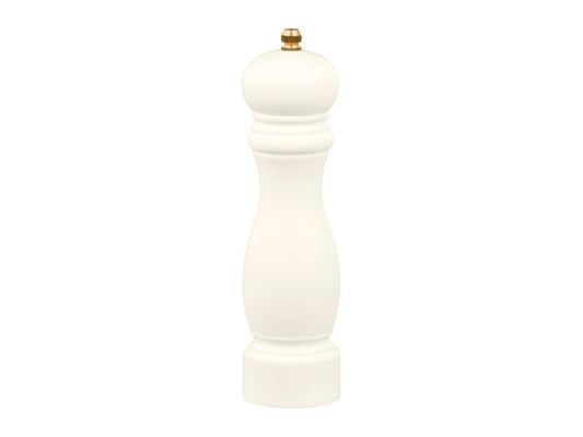 Moulin sel/poivre, broyeur céramique blanc, Chic Antique.