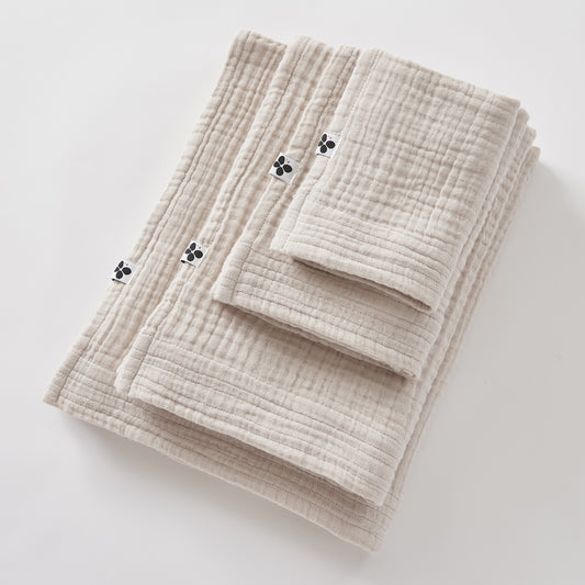 Linge de bain -L'Effet Papillon- Gaze de coton