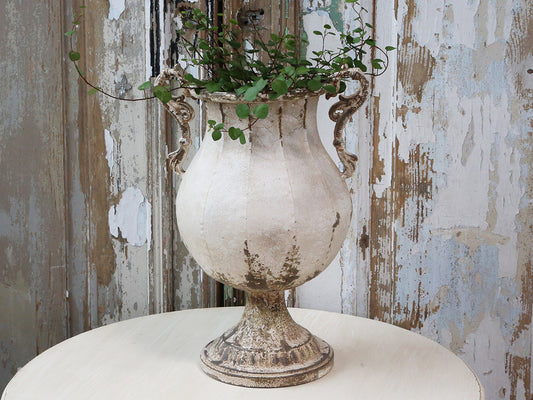 Grand vase -Chic Antique- Fer blanc vieilli