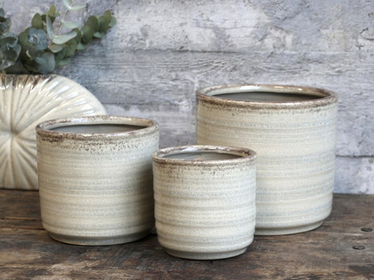 Cache pot, pot à ustensiles 2 dimensions, collection Niort Chic Antique