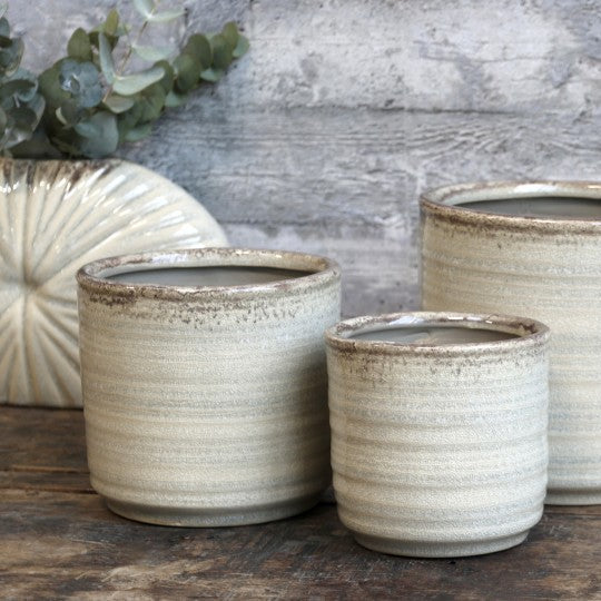 Cache pot, pot à ustensiles 2 dimensions, collection Niort Chic Antique