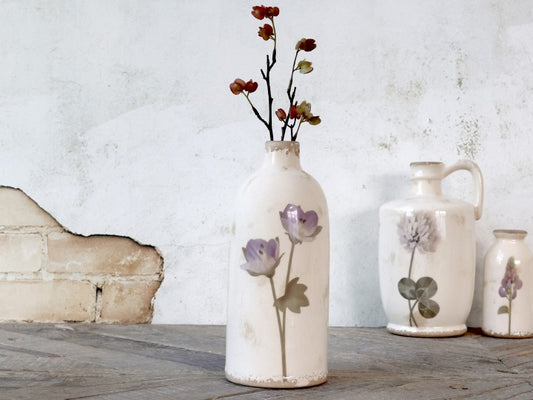 Grand vase en céramique vieillie Versailles -Chic Antique -