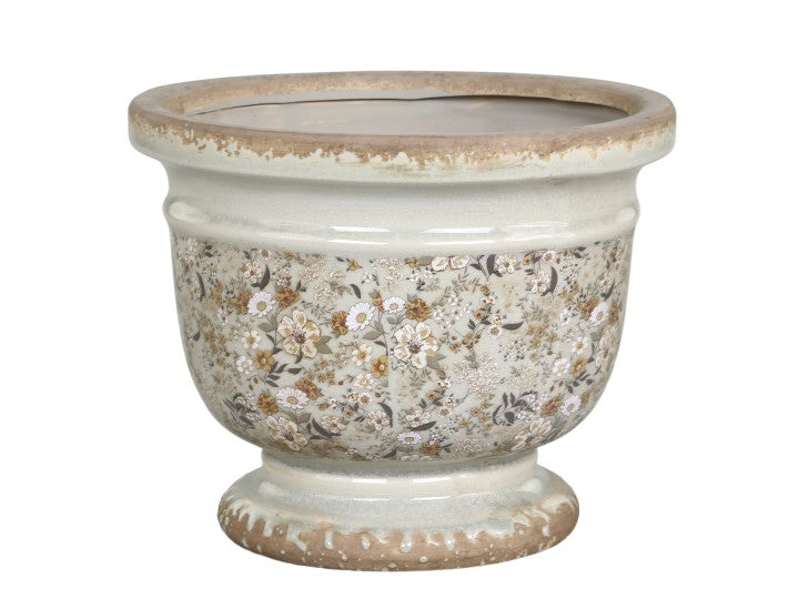 Cache pots fleuris Evry Chic Antique