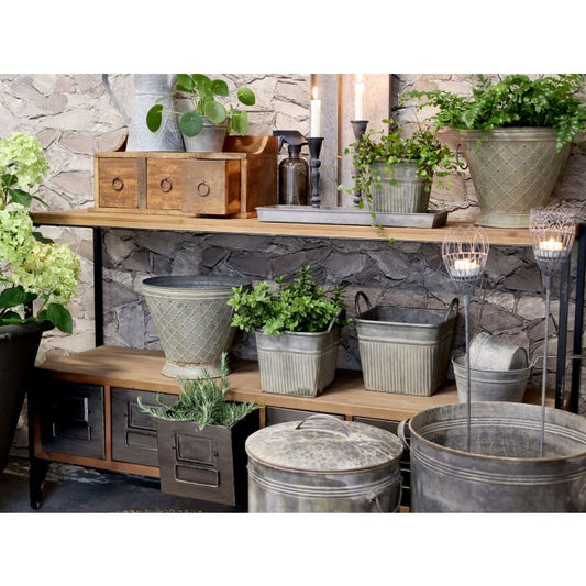 Cache-pot avec poignée -Chic Antique-