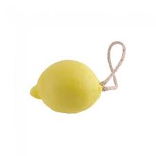 Savon citron, avec corde.