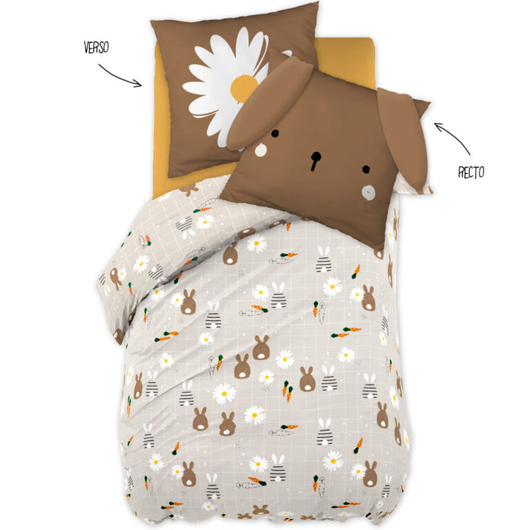 Kids: Housse de couette + taie-Pompon- L'Effet Papillon-