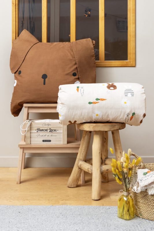 Kids: Housse de couette + taie-Pompon- L'Effet Papillon-