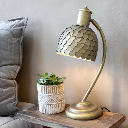Lampe à poser en Laiton -Chic Antique-