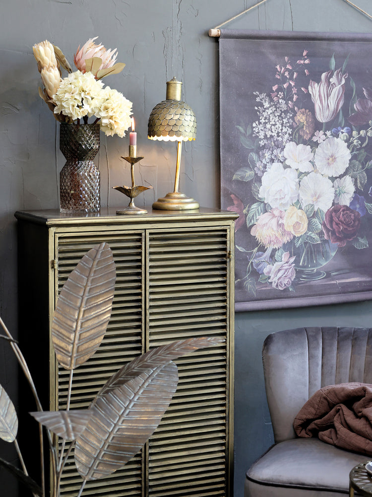 Lampe à poser en Laiton -Chic Antique-