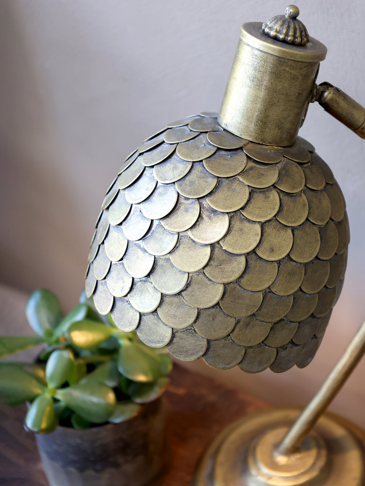 Lampe à poser en Laiton -Chic Antique-