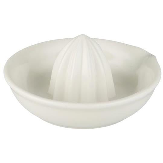 Presse-citron en porcelaine blanche IB Laursen