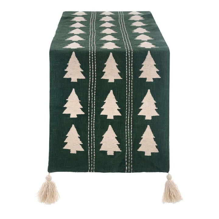 Chemin de table brodé – Collection Alberi di Natale