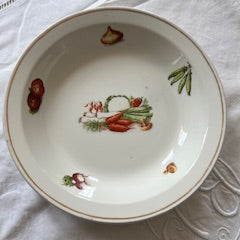 Plat de service ancien – Limcolor (G. Brachet Terrasson, Limoges) –  1930–1950