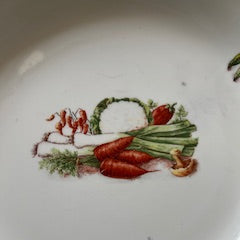 Plat de service ancien – Limcolor (G. Brachet Terrasson, Limoges) –  1930–1950