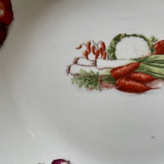 Plat de service ancien – Limcolor (G. Brachet Terrasson, Limoges) –  1930–1950