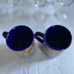 Lot de 2 mugs vintage Marché de Noël Metz 2008 – Collection souvenir Allemagne